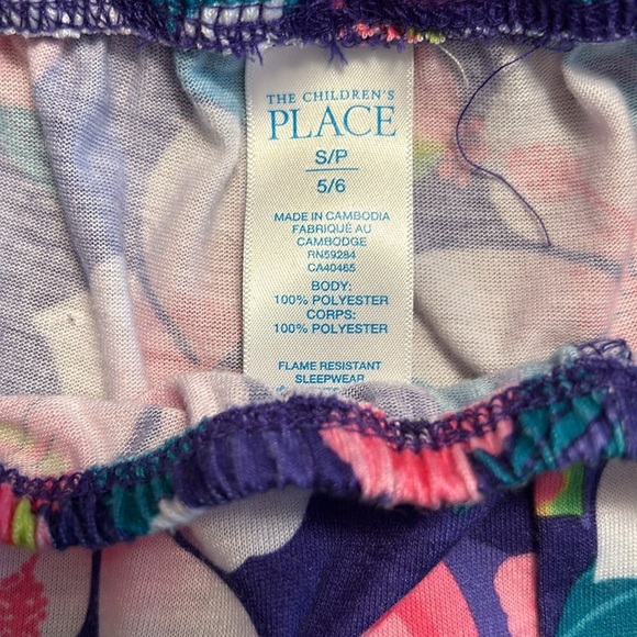 Girls pajama set size small 5/6 - Picture 5 of 5